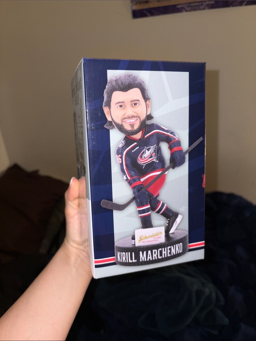 Kirill Marchenko Columbus Blue Jackets Hockey Collectible Bobblehead NWT